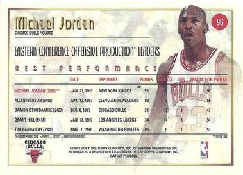 1997-98 Bowman's Best #96 Michael Jordan Back