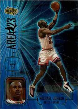 1998-99 Upper Deck Ionix - Area 23 #A7 Michael Jordan Front