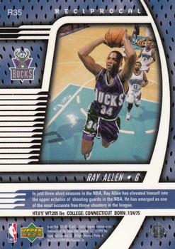 1998-99 Upper Deck Ionix - Reciprocal #R35 Ray Allen Back