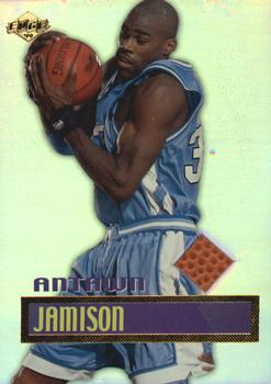 1999 Collector's Edge Rookie Rage - Authentic Gameball #GG3 Antawn Jamison Front