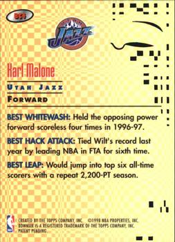 1997-98 Bowman's Best - Best Cuts #BC4 Karl Malone Back