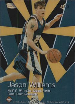 1999 Collector's Edge Rookie Rage - Loud and Proud #LP5 Jason Williams Back