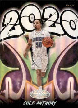 2020-21 Panini Certified - 2020 #16 Cole Anthony Front