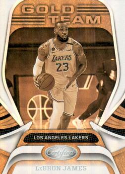 2020-21 Panini Certified - Gold Team #29 LeBron James Front