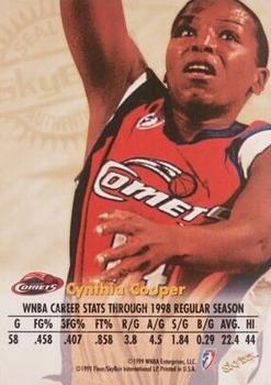 1999 Hoops WNBA - Autographics #1 Cynthia Cooper Back