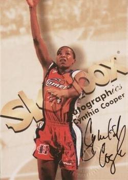 1999 Hoops WNBA - Autographics #1 Cynthia Cooper Front