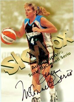1999 Hoops WNBA - Autographics #5 Suzie McConnell-Serio Front