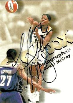 1999 Hoops WNBA - Autographics #6 Nikki McCray Front