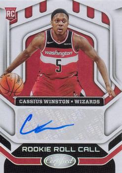 2020-21 Panini Certified - Rookie Roll Call #RR-CWI Cassius Winston Front