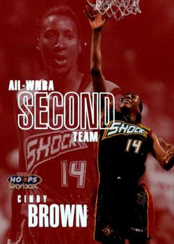 1999 Hoops WNBA - Award Winners #6 Cindy Brown Front