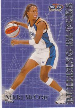 1999 Hoops WNBA - Building Blocks #7 Nikki McCray Front