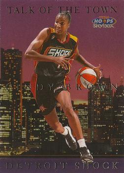 1999 Hoops WNBA - Talk of the Town #7 Cindy Brown Front