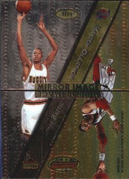 1997-98 Bowman's Best - Mirror Image #MI9 Kerry Kittles / Reggie Miller / Tony Battie / Hakeem Olajuwon Back