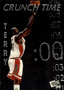 1999 Press Pass - Crunch Time #CT8 Jason Terry Front
