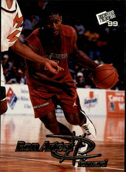 1999 Press Pass - Gold Zone #12 Ron Artest Front