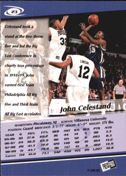 1999 Press Pass - Gold Zone #23 John Celestand Back