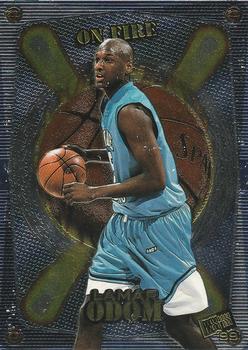 1999 Press Pass - On Fire #OF4 Lamar Odom Front