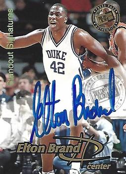 1999 Press Pass - Standout Signatures #NNO Elton Brand Front