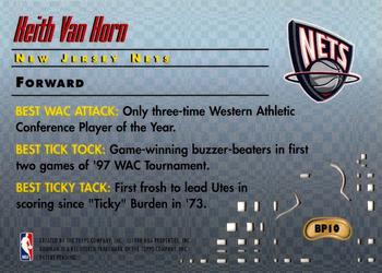 1997-98 Bowman's Best - Picks #BP10 Keith Van Horn Back