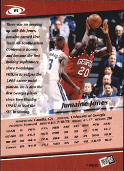 1999 Press Pass - Torquers #21 Jumaine Jones Back