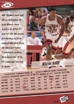 1999 Press Pass - Torquers #24 Rico Hill Back