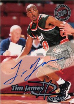 1999 Press Pass Authentics - Autographs #NNO Tim James Front