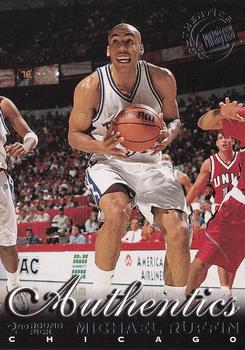 1999 Press Pass Authentics - Hang Time #24 Michael Ruffin Front