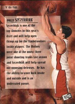 1999 Press Pass Authentics - Team 2000 #T5 Wally Szczerbiak Back