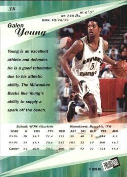 1999 Press Pass SE - Alley Oop #38 Galen Young Back