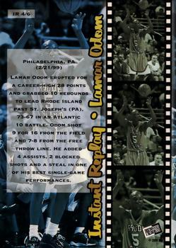 1999 Press Pass SE - Instant Replay #IR4 Lamar Odom Back