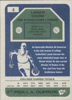 1999 Press Pass SE - Old School #4 Lamar Odom Back