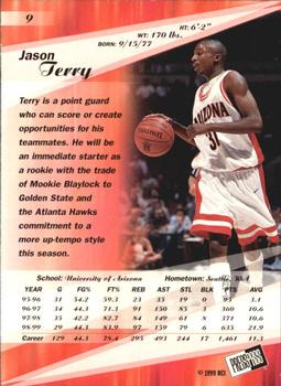 1999 Press Pass SE - Torquers #9 Jason Terry Back