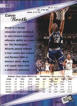 1999 Press Pass SE - Torquers #27 Calvin Booth Back