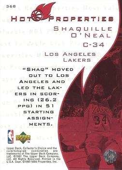 1997-98 Collector's Choice #368 Shaquille O'Neal Back