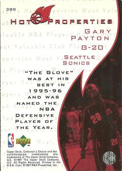 1997-98 Collector's Choice #380 Gary Payton Back