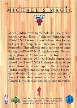 1997-98 Collector's Choice #386 Michael Jordan Back