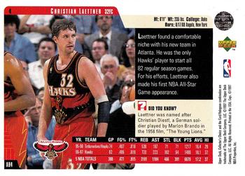 1997-98 Collector's Choice #4 Christian Laettner Back