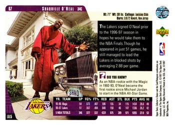 1997-98 Collector's Choice #67 Shaquille O'Neal Back