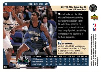 1997-98 Collector's Choice #81 Sam Mitchell Back