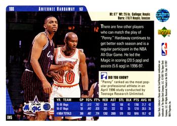 1997-98 Collector's Choice #100 Anfernee Hardaway Back