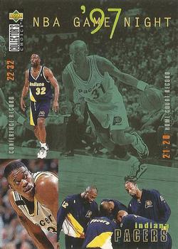 1997-98 Collector's Choice #166 Indiana Pacers Front