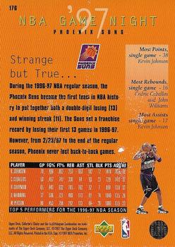 1997-98 Collector's Choice #176 Phoenix Suns Back