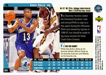 1997-98 Collector's Choice #215 Bobby Phills Back