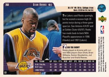 1997-98 Collector's Choice #268 Sean Rooks Back