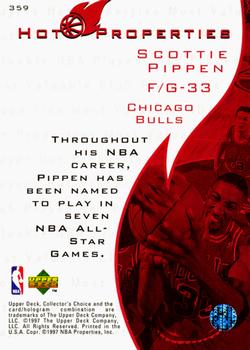 1997-98 Collector's Choice #359 Scottie Pippen Back