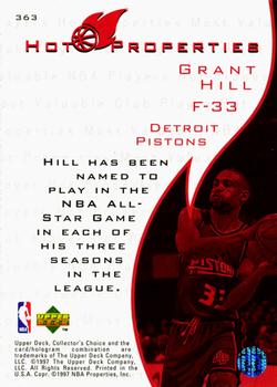 1997-98 Collector's Choice #363 Grant Hill Back