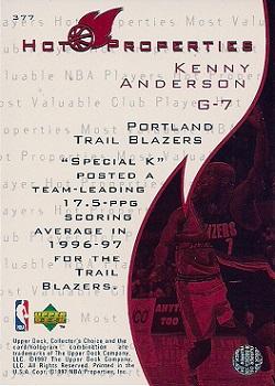 1997-98 Collector's Choice #377 Kenny Anderson Back