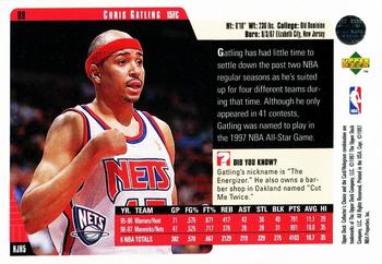 1997-98 Collector's Choice #89 Chris Gatling Back