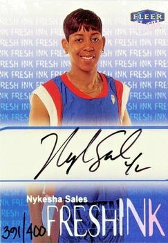 1999 Ultra WNBA - Fresh Ink #7 Nykesha Sales Front