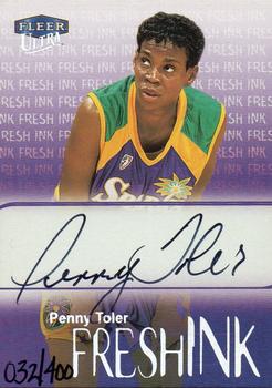 1999 Ultra WNBA - Fresh Ink #12 Penny Toler Front
